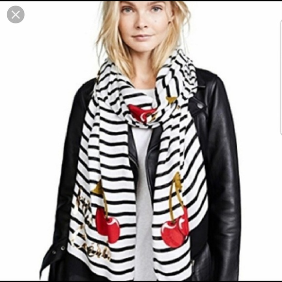 kate spade Accessories - Kate Spade Cherry Scarf